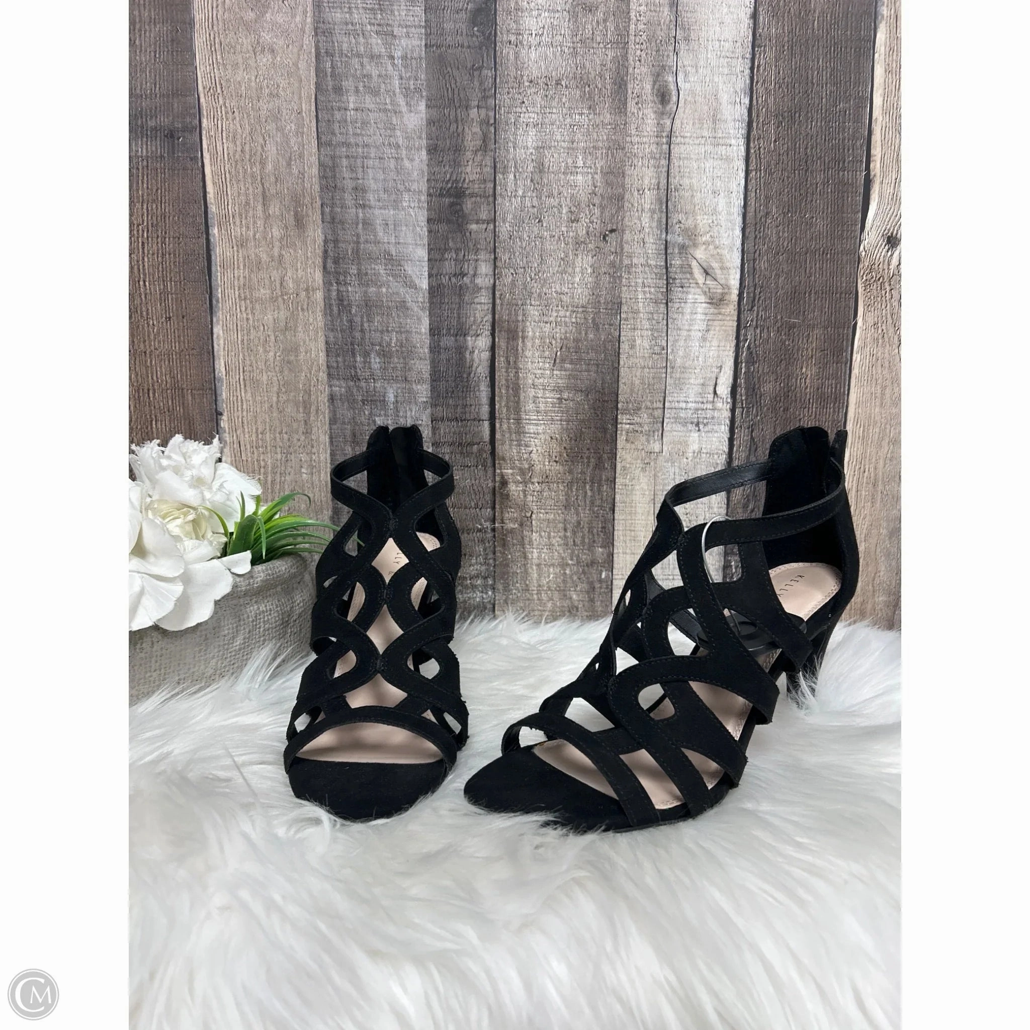 Shoes Heels Stiletto By Kelly And Katie In Black, Size: 8