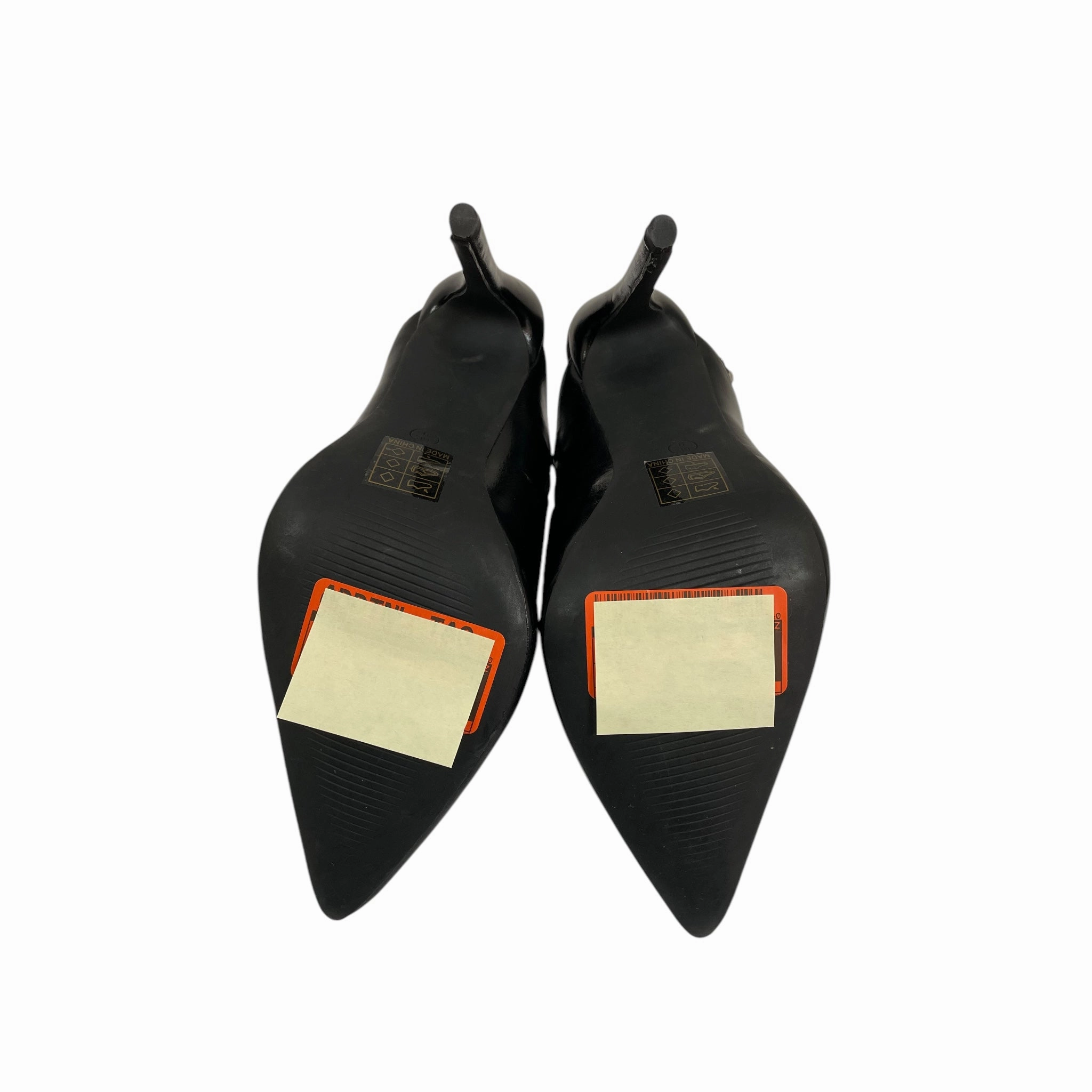Shoes Heels Stiletto By M  In Black & Silver, Size:6