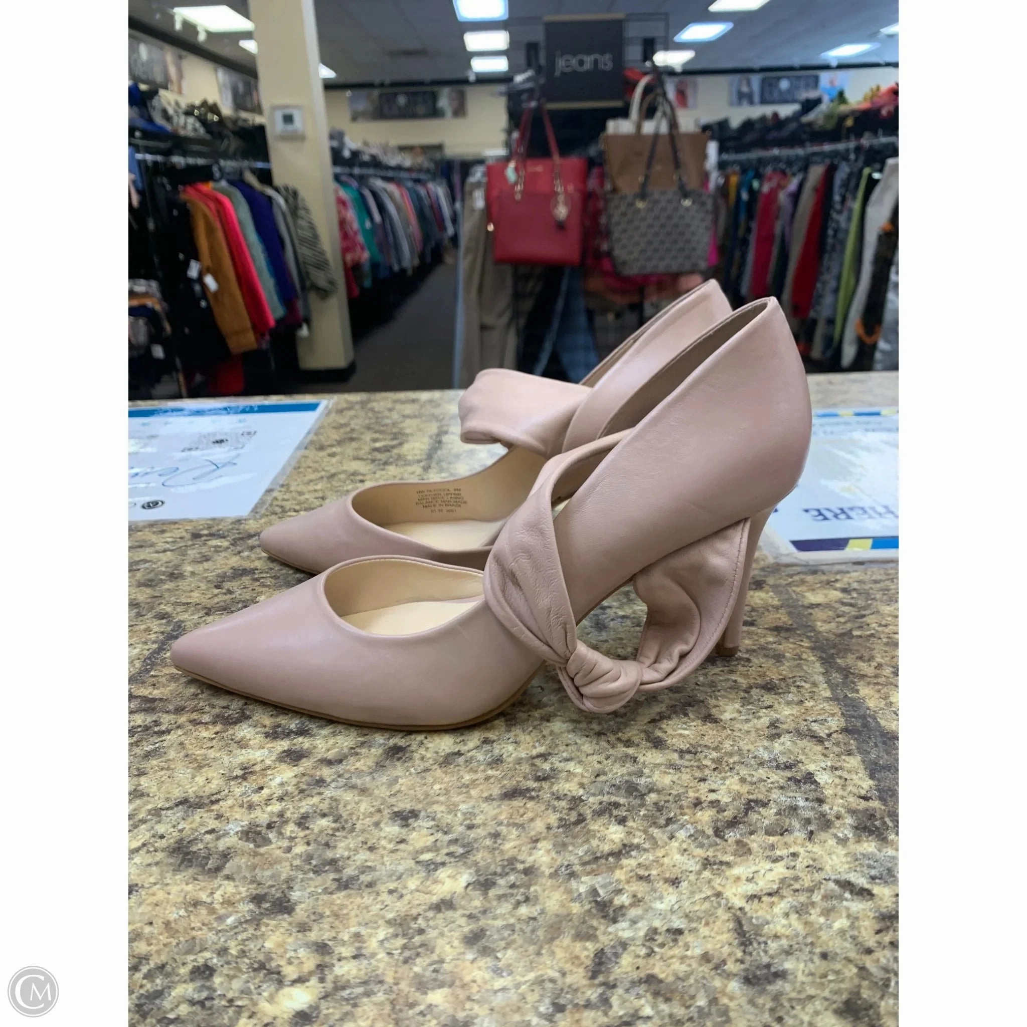 Shoes Heels Stiletto By Nine West In Pink, Size: 9