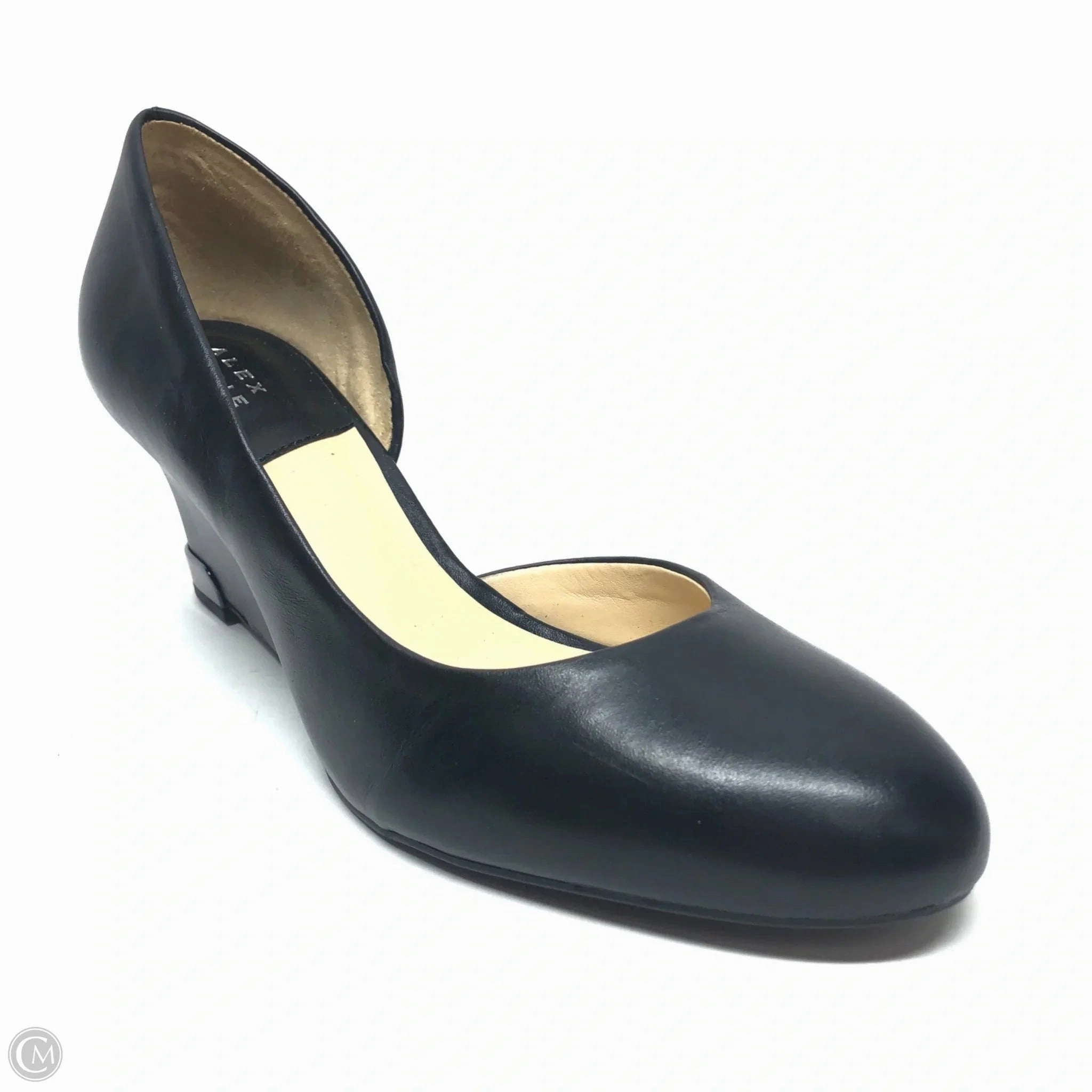 Shoes Heels Wedge By Alex Marie In Black, Size: 8.5