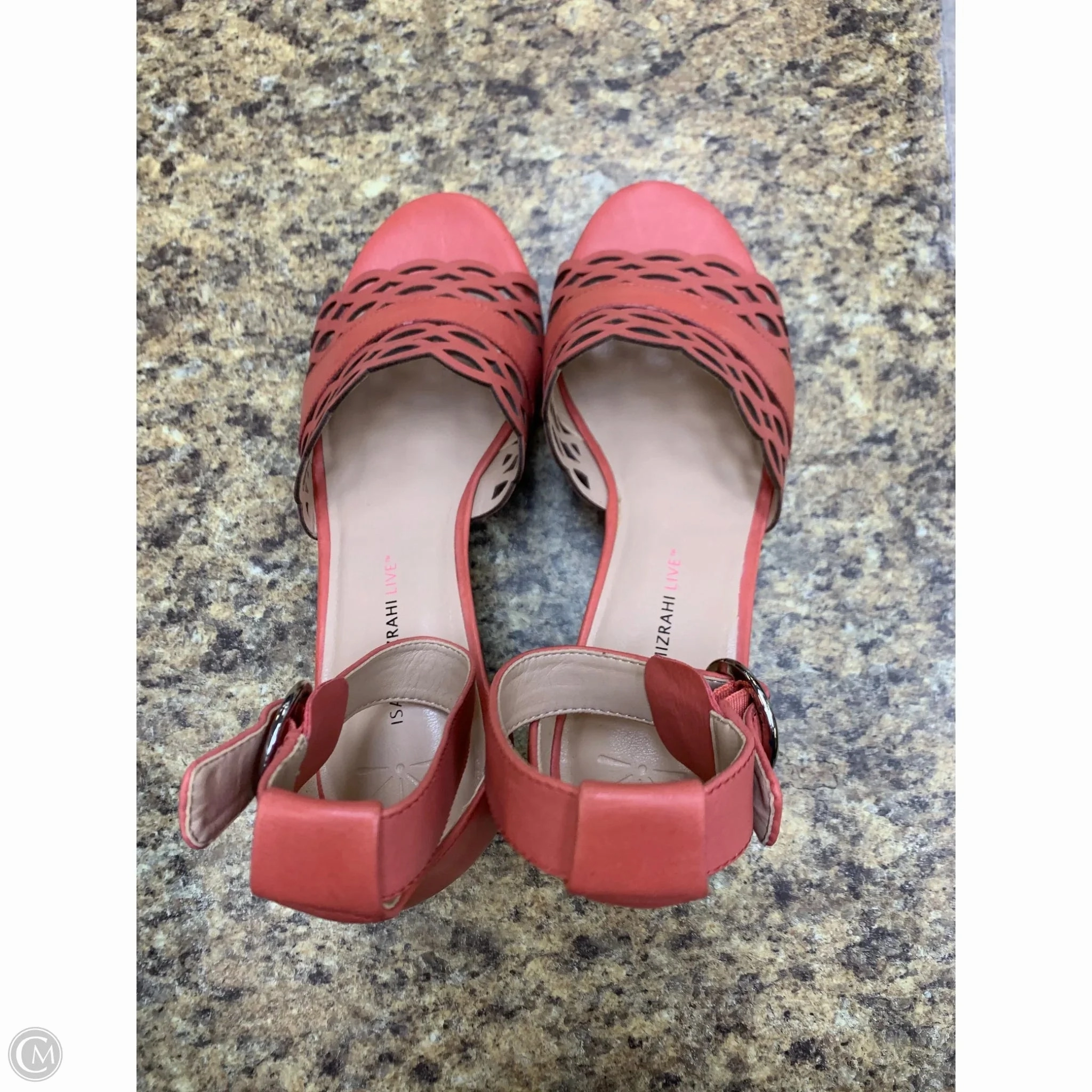 Shoes Heels Wedge By Isaac Mizrahi Live Qvc In Pink, Size: 9
