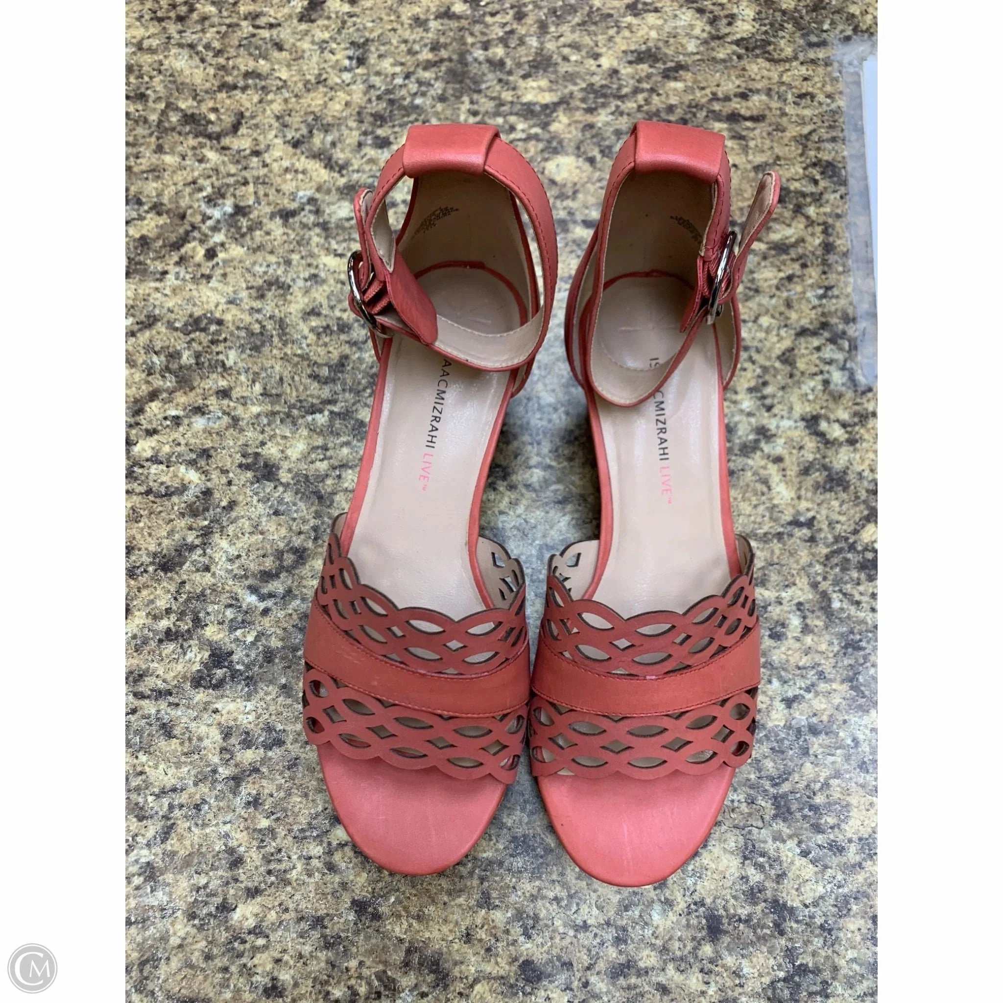 Shoes Heels Wedge By Isaac Mizrahi Live Qvc In Pink, Size: 9