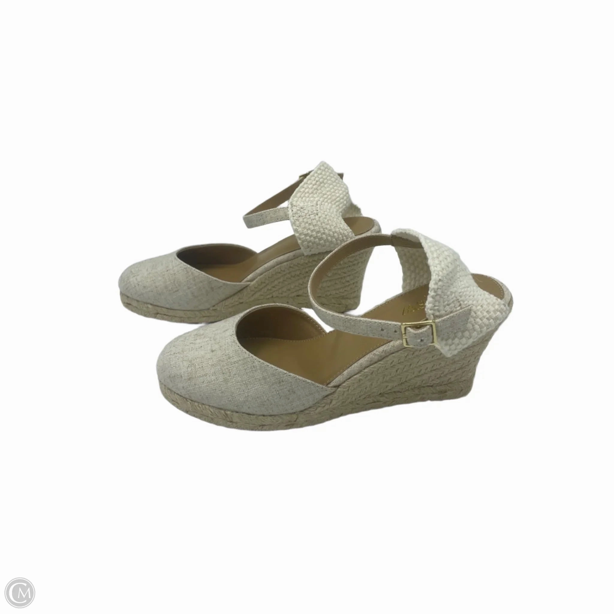 Shoes Heels Wedge By J. Crew In Cream, Size: 7.5