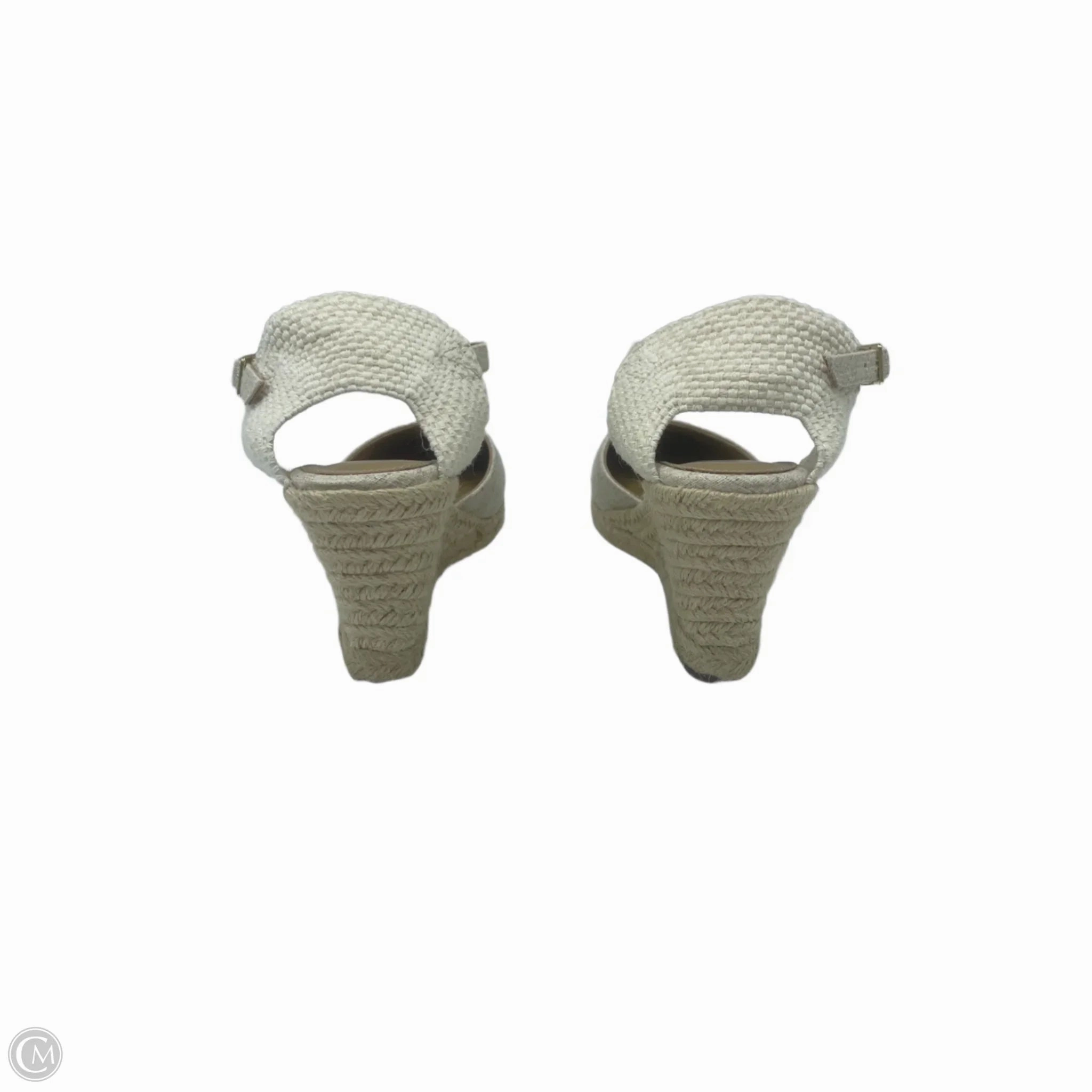 Shoes Heels Wedge By J. Crew In Cream, Size: 7.5