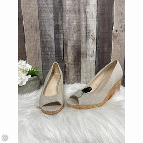 Shoes Heels Wedge By Kelly And Katie In Tan, Size: 8.5