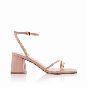 Stevie Block Heel Sandals - Dusty Pink
