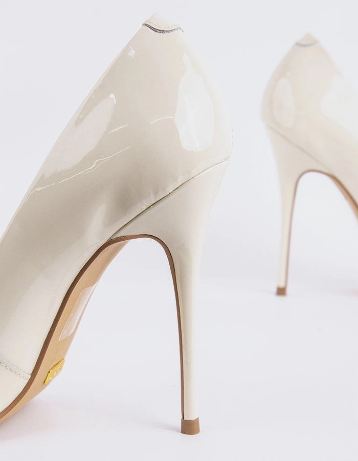 Teeva Off White Patent