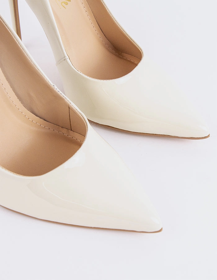 Teeva Off White Patent