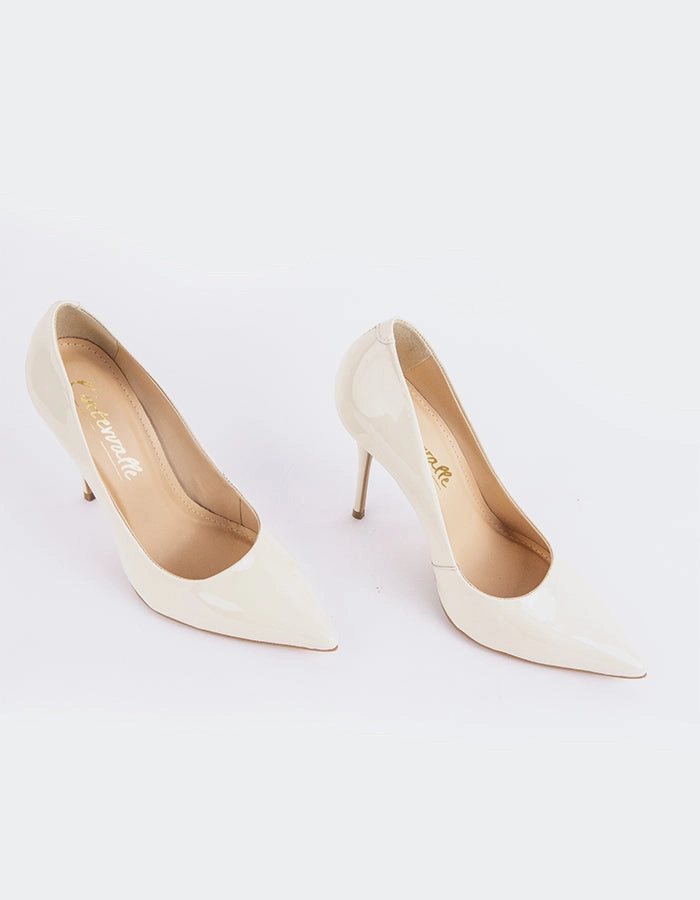 Teeva Off White Patent