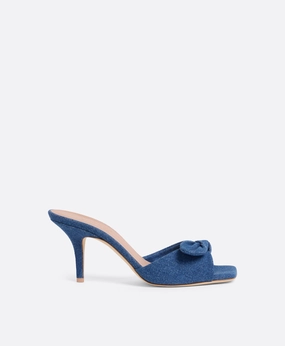 Vargas 70 Blue Denim Heeled Sandals
