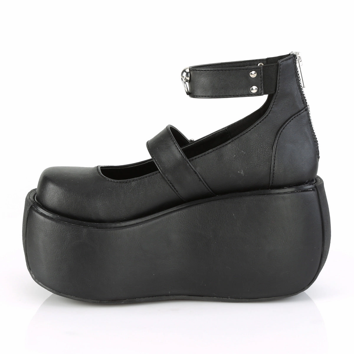 VIOLET-32  Black Vegan Leather
