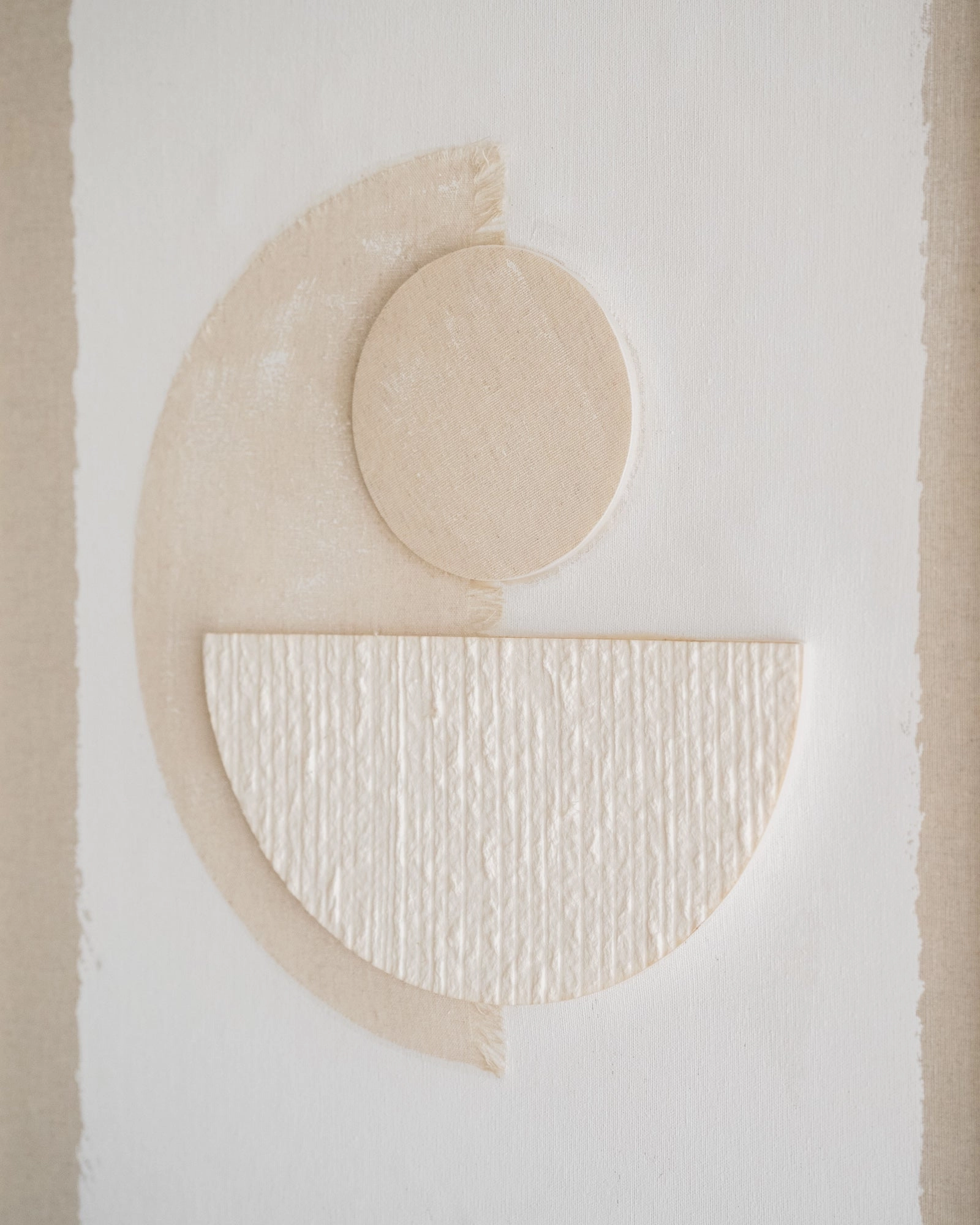 Wall Art Abstract Beige