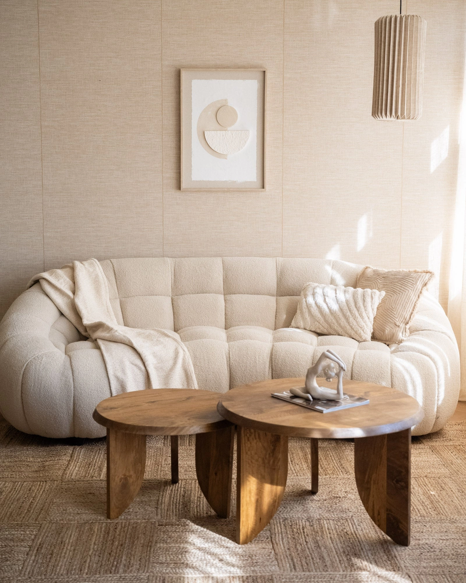 Wall Art Abstract Beige