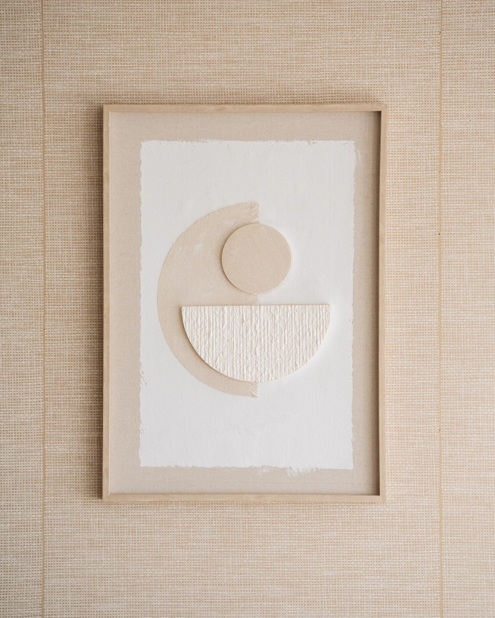 Wall Art Abstract Beige