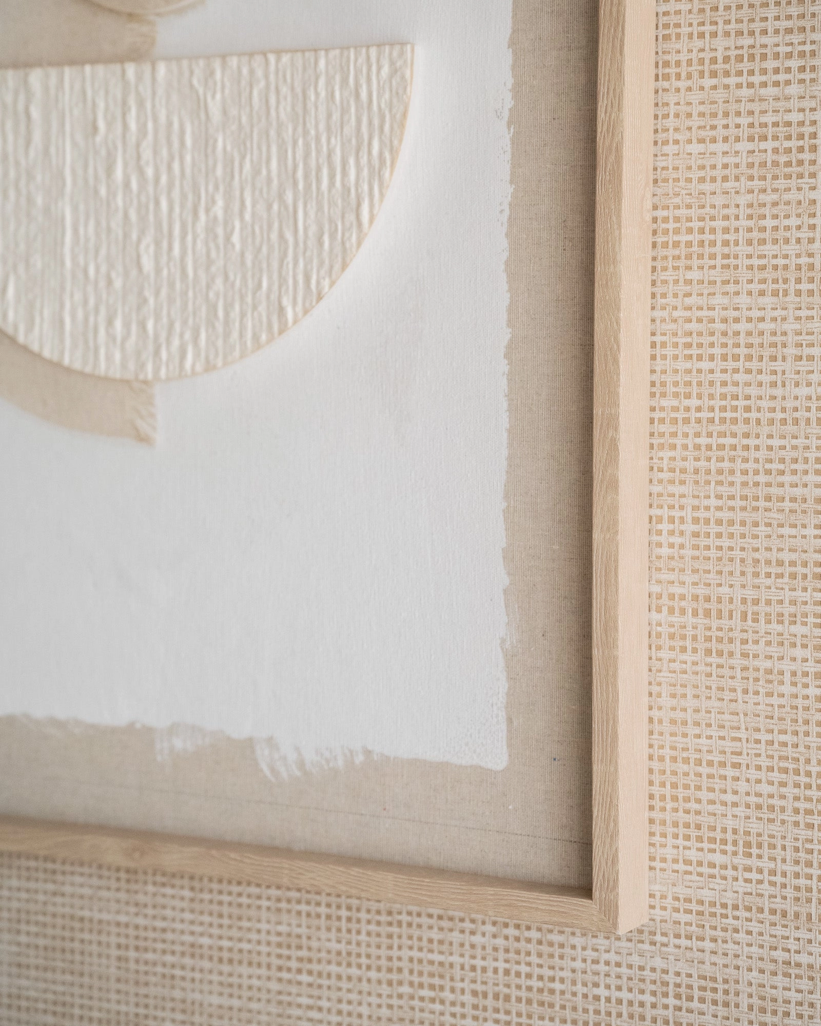 Wall Art Abstract Beige
