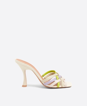 West 90 Multicolour Leather Sandals