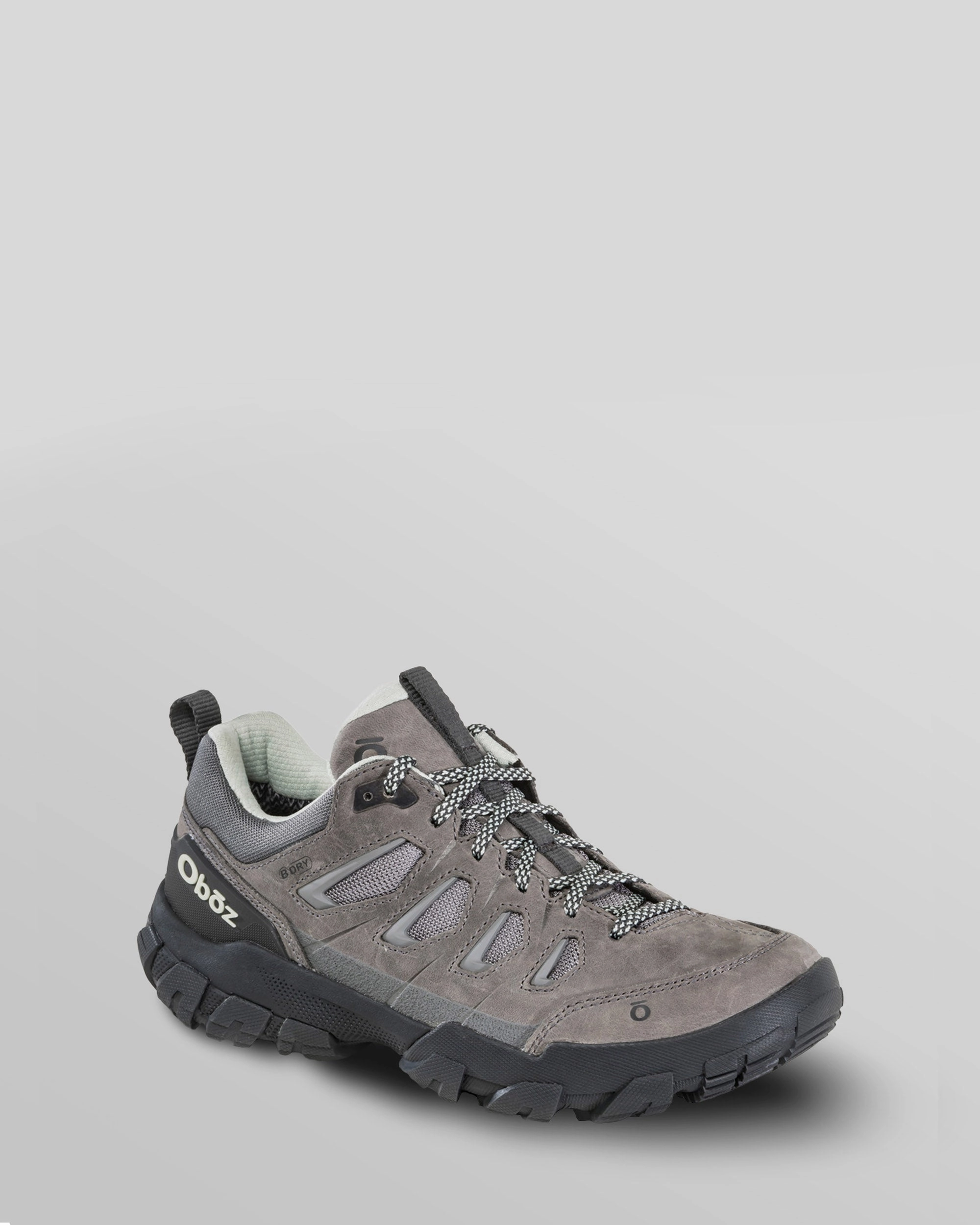 Women's Oboz Sawtooth X Low Waterproof Hiking Shoes - Wide - Hazy Gray